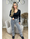 LIGHT GREY - 'BEVERLY' - EXTRA LONG SUPER STRETCH STRAIGHT LEG JEANS