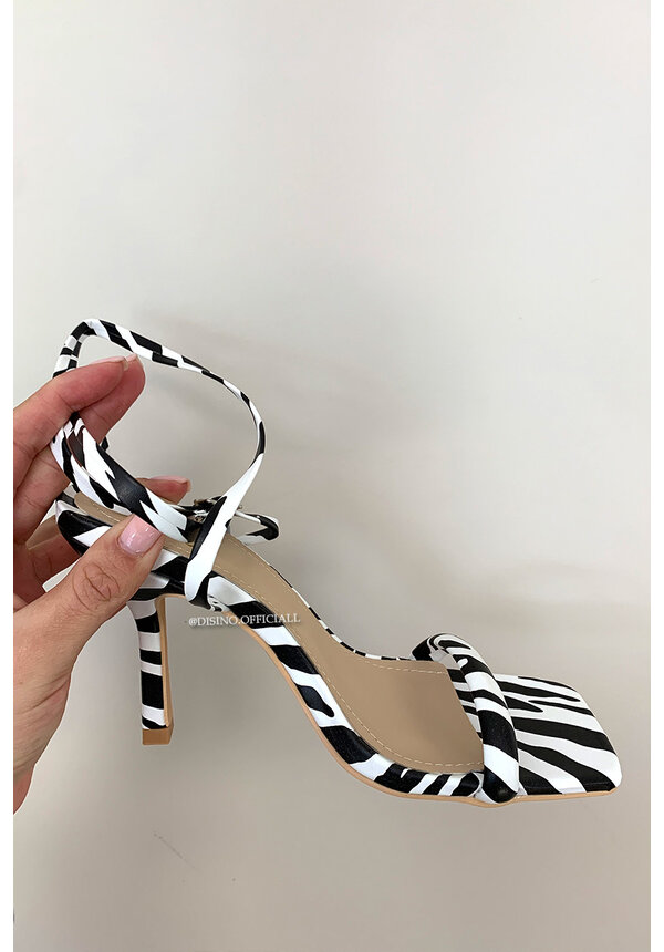 ZEBRA - 'LINA HEELS' - TOUWTJES HAKKEN ROPE HEELS