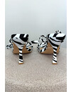 ZEBRA - 'LINA HEELS' - TOUWTJES HAKKEN ROPE HEELS