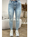 VS-MISS - VINTAGE BLUE - SUPER STRETCH HIGH WAIST SKINNY JEANS  - 8212