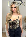 LEOPARD - 'STELLA BODY' - SKIMMS INPIRED SEAMLESS BODYSUIT