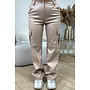 NUDE - 'CARGO SKYE' - VEGAN LEATHER STRETCH CARGO PANTS