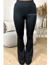 BLACK - 'SARAH FLARE' - EXTRA LONG SOFT PERFECT FIT FLARED PANTS