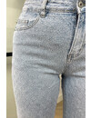 LIGHT BLUE - 'RILEY JEANS' - SUPER STRETCH INSPIRED RELIEF  STRAIGHT LEG JEANS