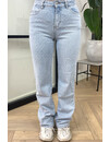 LIGHT BLUE - 'RILEY JEANS' - SUPER STRETCH INSPIRED RELIEF  STRAIGHT LEG JEANS