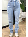 LIGHT BLUE - 'SYDNEY' - EXTRA LONG SUPER STRETCH STRAIGHT LEG JEANS