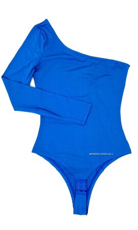 ROYAL BLUE - 'KRISS' - ONE ARM PERFECT FIT BODYSUIT