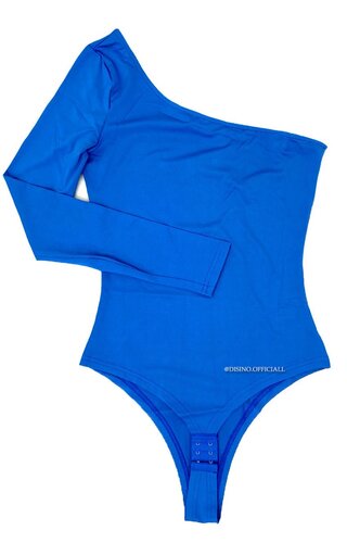 ROYAL BLUE - 'KRISS' - ONE ARM PERFECT FIT BODYSUIT 