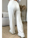 BEIGE - 'MILA LINNEN' - HIGH WAIST COMFY PANTALON