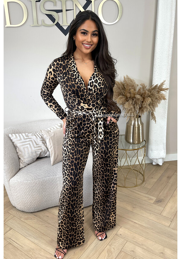 LEO - 'LINA TRAVEL JUMPSUIT' - PREMIUM QUALITY WIDE LEG JUMPSUIT