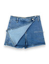 BLUE - 'CAMERON' - SUPER STRETCH DENIM SKORT