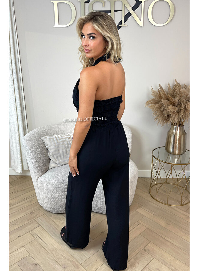 BLACK - 'KAYLEIGH' - SUMMER TWO PIECE SET