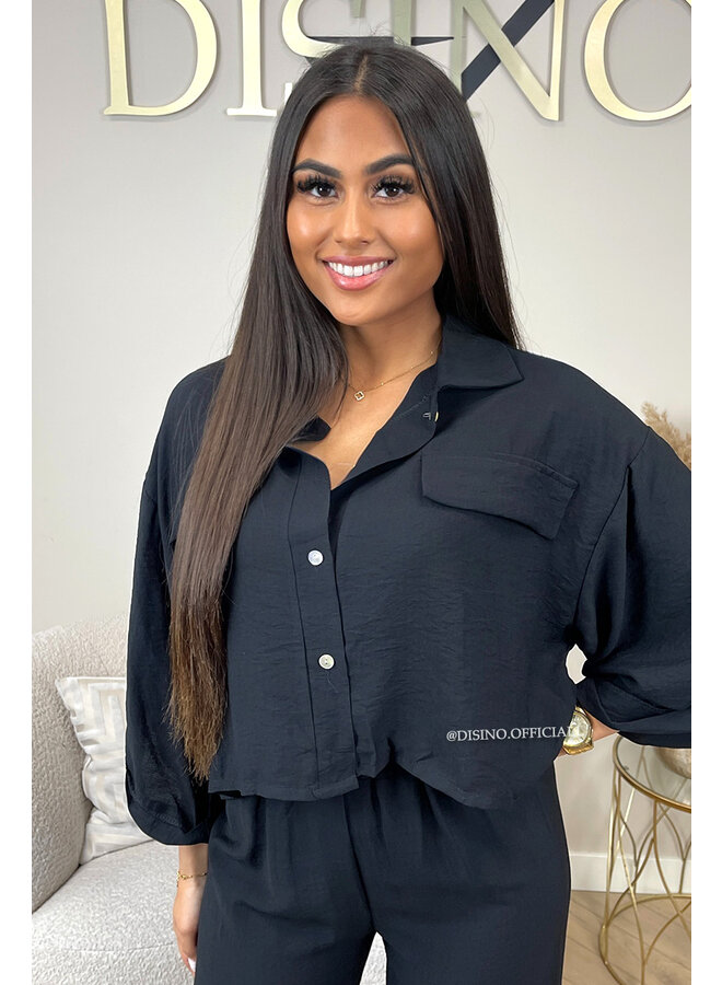 BLACK - 'SHANNEN SET' - TWO PIECE SUMMER COMFY SET