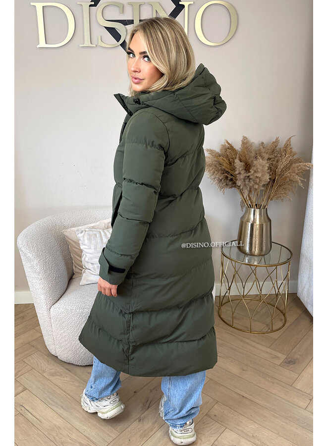 ARMY GREEN - 'ZOEY COAT' - PREMIUM QUALITY WINTER COAT