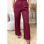 BORDEAUX - 'ALIYAH PANTALON' - HIGH WAIST CLASSY PANTALON