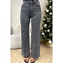 GREY - 'DIAMONDS SQUARE JEANS' - EXCLUSIVE STRETCH STRAIGHT LEG JEANS