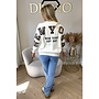 BEIGE - 'LEO NY KNIT' - PREMIUM QUALITY NEW YORK ON MY BACK SWEATER