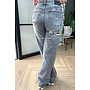GREY - 'BERLIN' - STRETCH VIRAL RIPPED STRAIGHT LEG JEANS