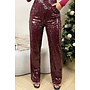 BORDEAUX - 'YASMINE PANTS' - ALL OVER SEQUIN PANTS
