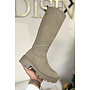 KHAKI - 'CASSIDY LONG BOOTS' - PREMIUM QUALITY SHORT BOOTS