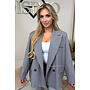 GREY - 'BIBI BLAZER' - OVERSIZED BOYFRIEND BLAZER
