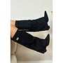 BLACK- 'SUEDE SHARK BOOTS' - PREMIUM QUALITY PERFECT HIGH HEELS