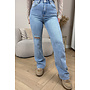LIGHT BLUE - 'DETROIT' - SUPER STRETCH HIGH WAIST STRAIGHT LEG JEANS - 1967