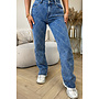 BLUE - 'AUDREY JEANS' - SUPER STRETCH INSPIRED RELIEF  STRAIGHT LEG JEANS
