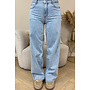 LIGHT BLUE - 'ZAYA JEANS' - WIDE LEG JEANS