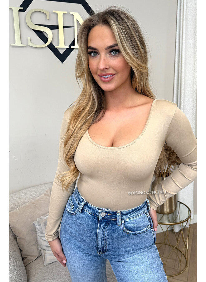 NUDE - 'JAMILLA BODYSUIT' - SUPER SHAPING RIBBED BODYSUIT