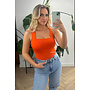 ORANGE - 'NOVA BASIC TOP' - SEAMLESS HEMD TOP