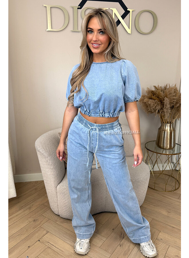 LIGHT BLUE - 'PHILOU JEANS' - DENIM JEANS