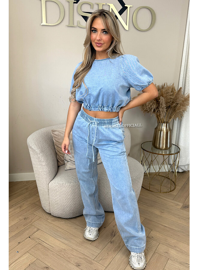 LIGHT BLUE - 'PHILOU JEANS' - DENIM JEANS