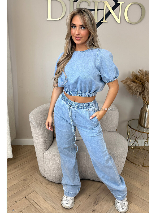 LIGHT BLUE - 'PHILOU JEANS' - DENIM JEANS