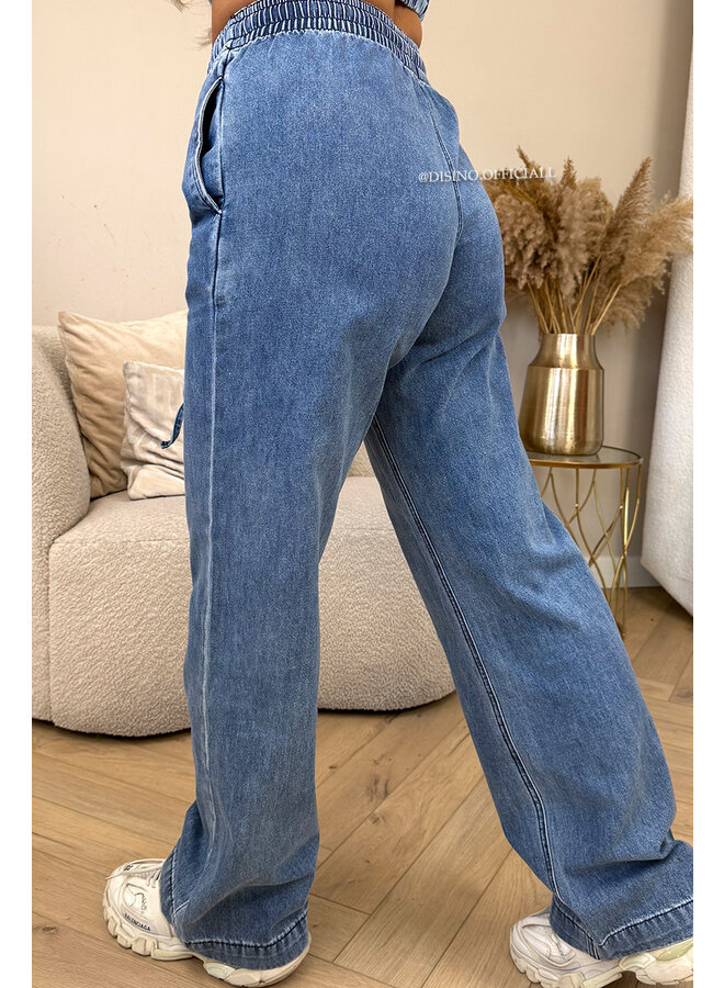 DARK BLUE - 'PHILOU JEANS' - DENIM JEANS