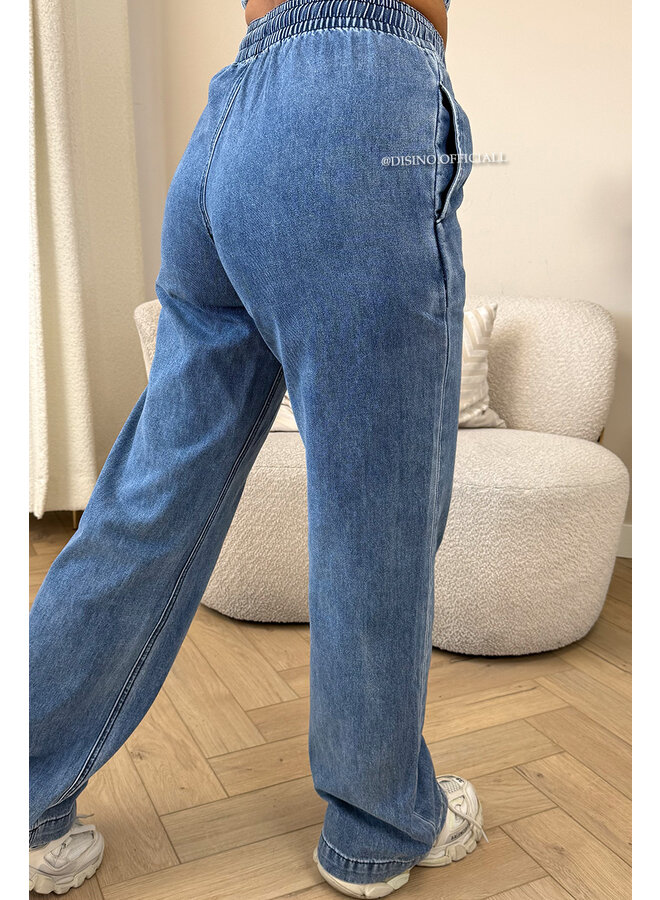 DARK BLUE - 'PHILOU JEANS' - DENIM JEANS