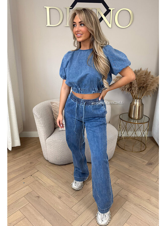 DARK BLUE - 'PHILOU JEANS' - DENIM JEANS