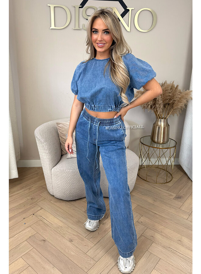 DARK BLUE - 'PHILOU JEANS' - DENIM JEANS