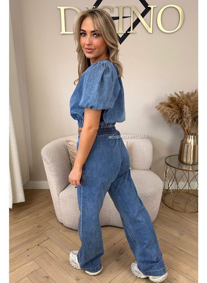 DARK BLUE - 'PHILOU JEANS' - DENIM JEANS