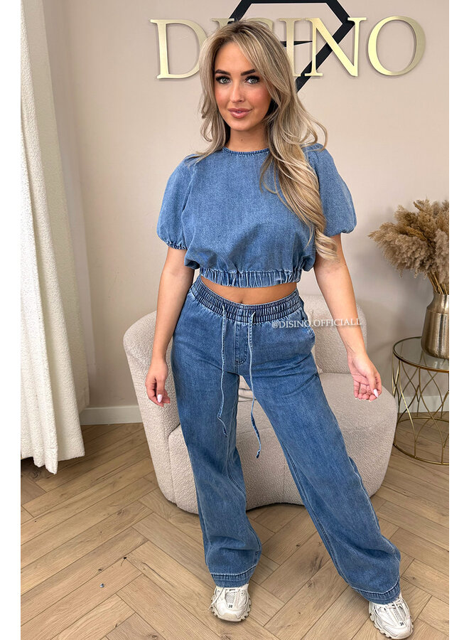 DARK BLUE - 'PHILOU JEANS' - DENIM JEANS