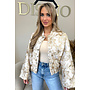 BEIGE - 'JAIMY JACKET' - EXCLUSIVE JACQUARD PRINT JACKET