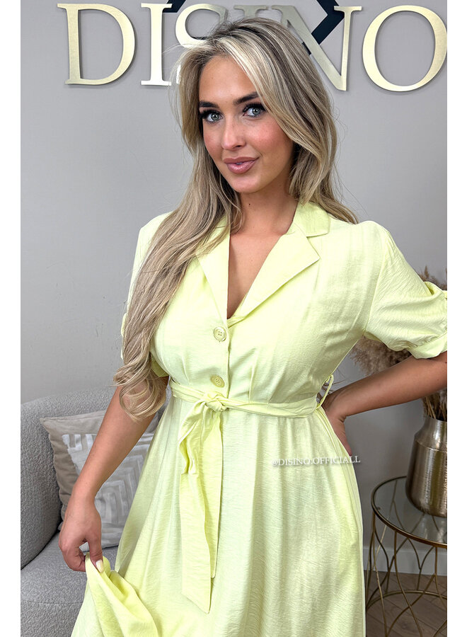 YELLOW - 'MELANIE' - MAXI SUMMER DRESS