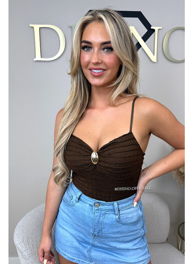 CHOCO - 'AVA BODYSUIT' - CLASSY CROCHET BODYSUIT