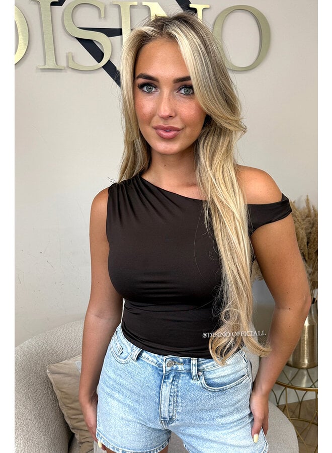 CHOCO - 'LYNN TOP' - ASYMMETRIC ONE-SHOULDER TOP