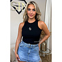 BLACK - 'BB RACER TOP' - DESIGNER INSPIRED RACER TOP