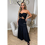 BLACK - 'FAYÉ MAXI DRESS' - CUT-OUT MAXI DRESS