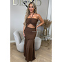 CHOCO - 'FAYÉ MAXI DRESS' - CUT-OUT MAXI DRESS