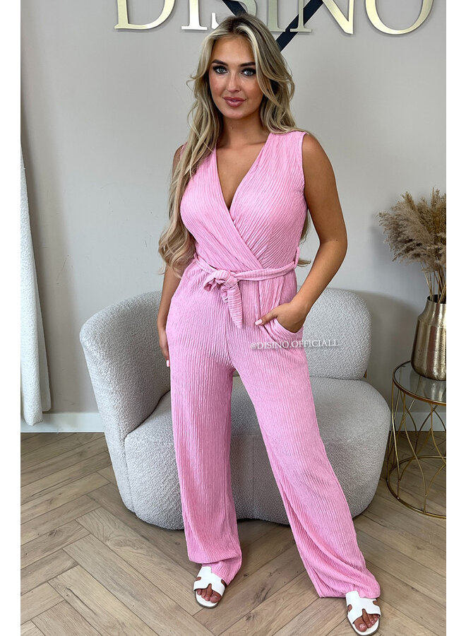 PINK - 'LUANA JUMPSUIT' - SOFT SUPER STRETCH JUMPSUIT