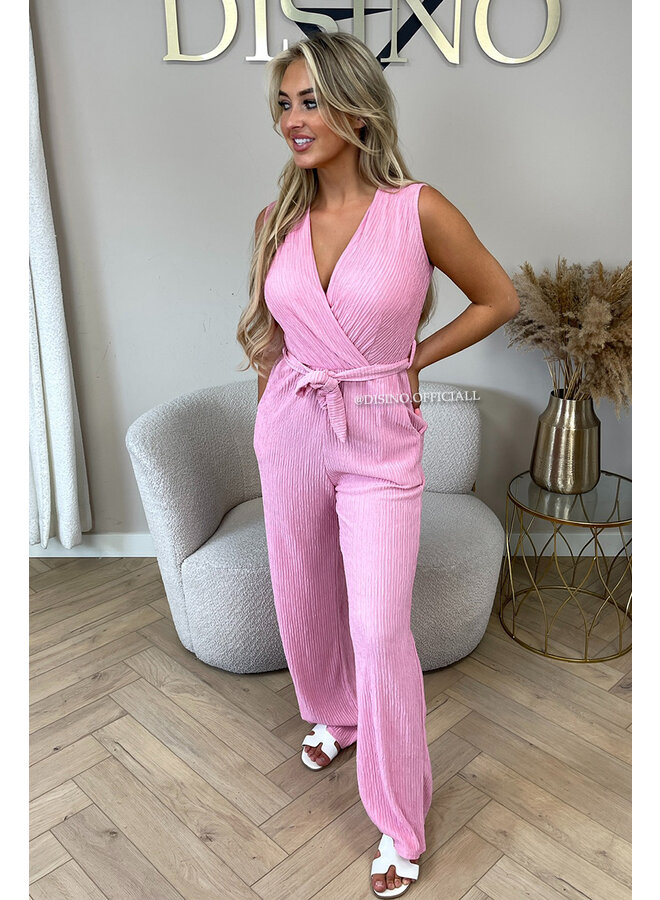PINK - 'LUANA JUMPSUIT' - SOFT SUPER STRETCH JUMPSUIT