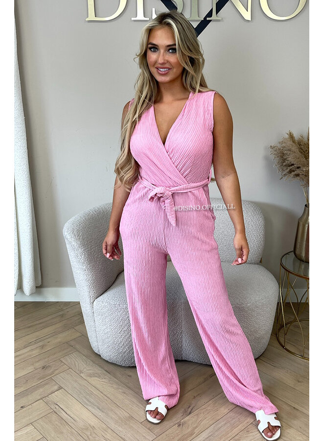 PINK - 'LUANA JUMPSUIT' - SOFT SUPER STRETCH JUMPSUIT